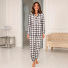Lady Avenue Bamboo Flannel pyjamas, creme - 66726 - 5300 - Pink