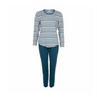 Lady Avenue Bamboo - Petrol Stripe - 75-1282-1015