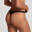 Hunkemöller Sully 3-Pack g-streng, sort - 304024 - CAVIAR - Caviar