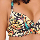 LingaDore Butterfly Breeze bikini top med bøjle, multi - 8219BT - 356 - Butterfly Print