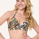 LingaDore Butterfly Breeze bikini top med bøjle, multi - 8219TB - 356 - Butterfly Print