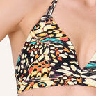 LingaDore Butterfly Breeze bikini top med bøjle, multi - 8219TB - 356 - Butterfly Print