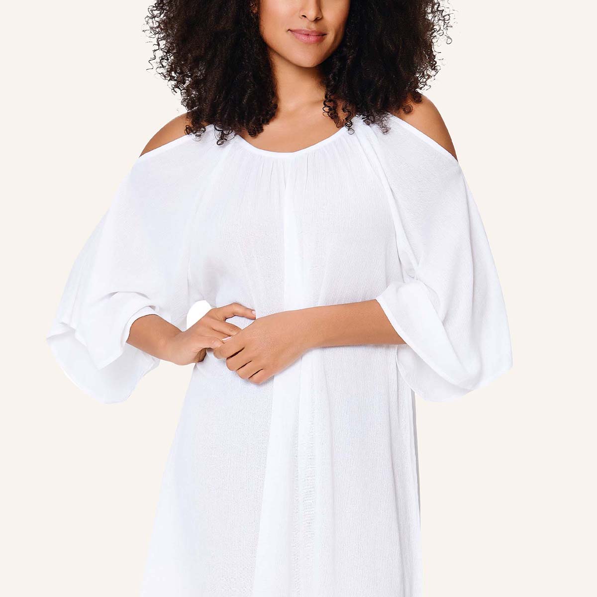 LingaDore Summer Breezes strandkjole, hvid - 8225 - 01 - White