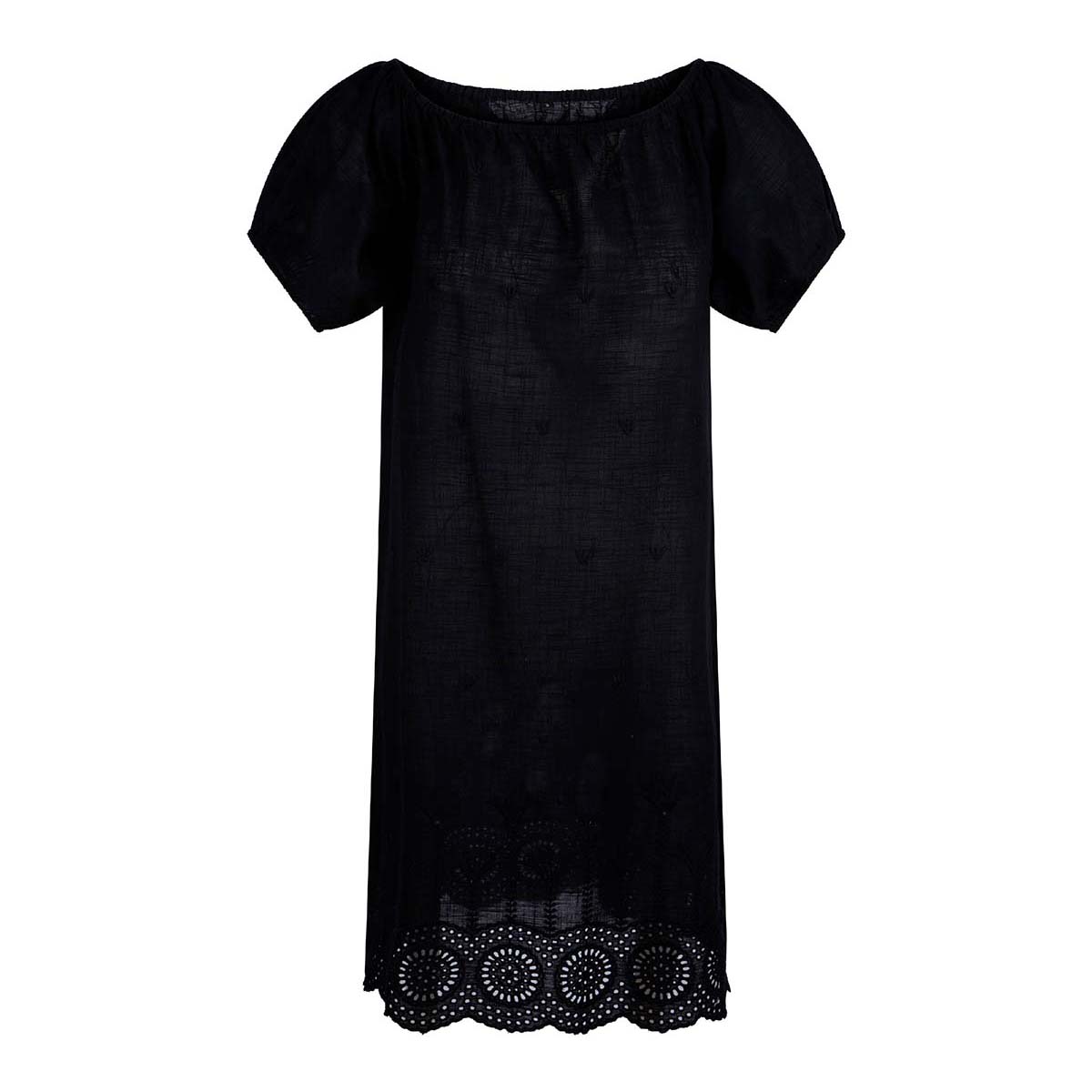 LingaDore Cotton Comfy strandkjole, sort - 8226 - 02 - Black