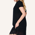 LingaDore Cotton Comfy strandkjole, sort - 8226 - 02 - Black