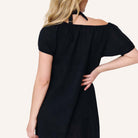 LingaDore Cotton Comfy strandkjole, sort - 8226 - 02 - Black