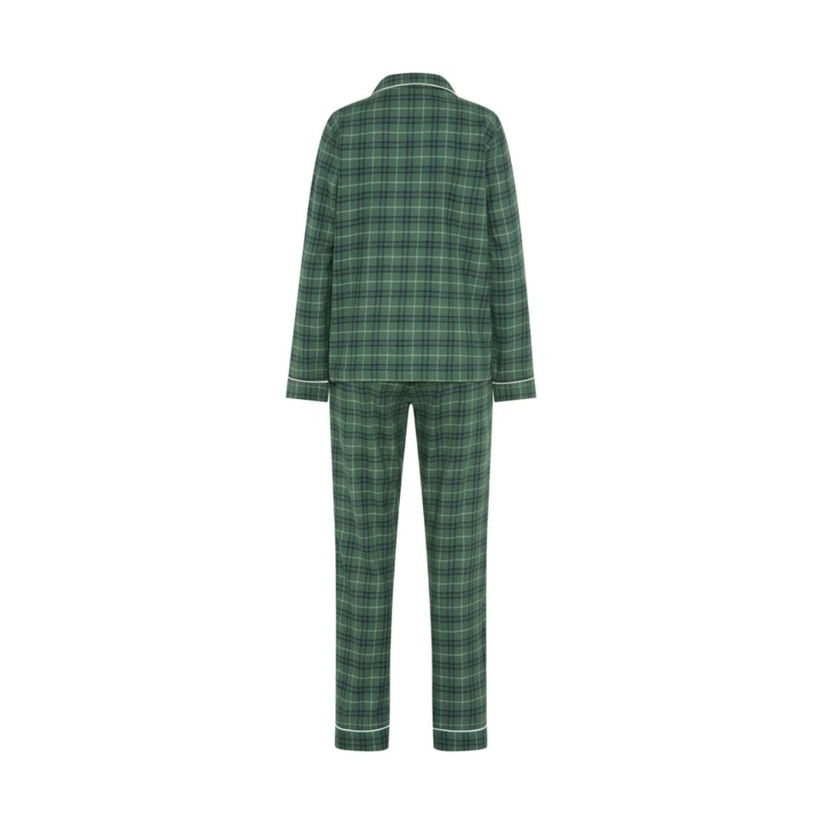 Lascana X-Mas Gift pyjamas, grøn - BA-94-54 - green check - Green Check