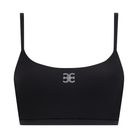 Chantelle Softstretch bralette BH, sort - C11D20 - E67 - Midnight Monogram
