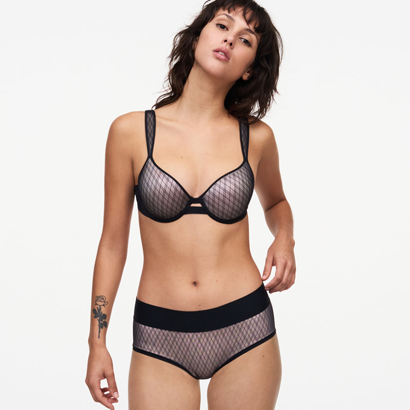 Chantelle Smooth Lines - Black/Beige - C11N60-0DS