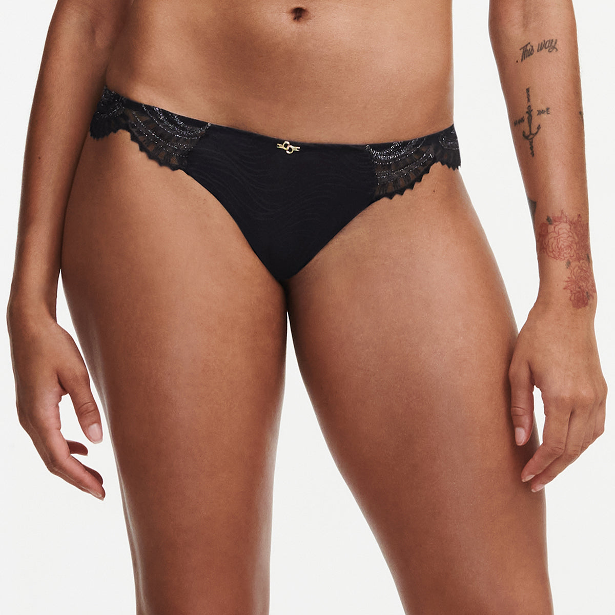 Chantelle Mystic Dream - Black/Silver Lurex - C11YG0-03M