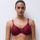 Chantelle Magnifique BH med bøjle, rød - C18910 - 020 - Red Raspberry / Sedona