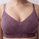 Chantelle EasyFeel Easy Support BH uden bøjle, lilla - C915P0 - 05C - Hyacinth