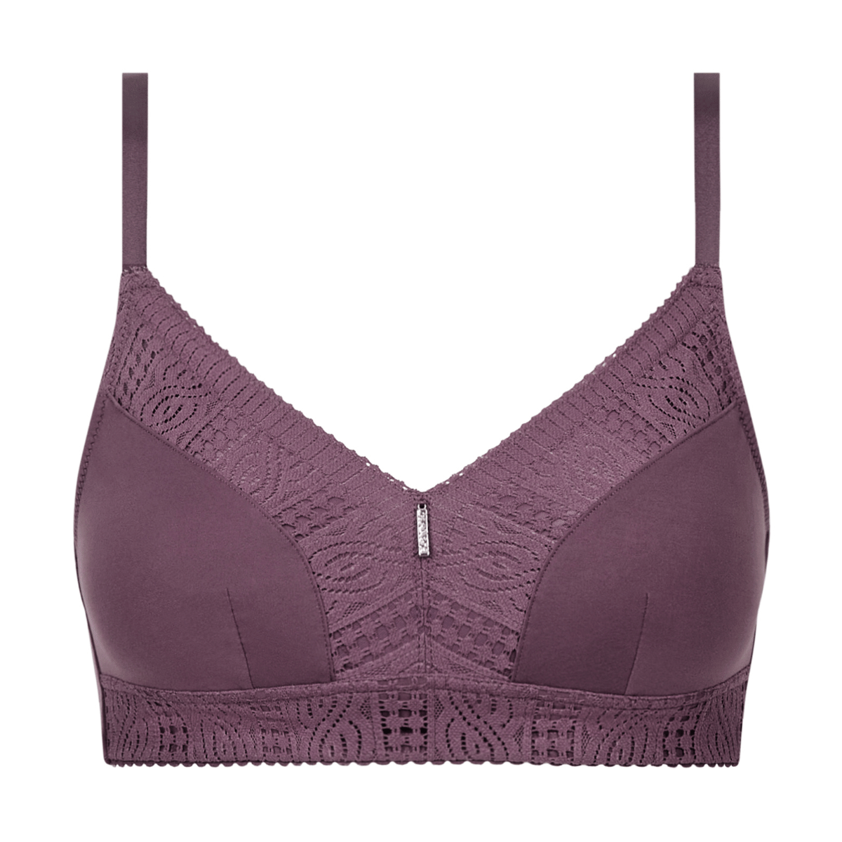 Chantelle EasyFeel Easy Support BH uden bøjle, lilla - C915P0 - 05C - Hyacinth
