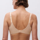 Chantelle EasyFeel Floral Touch BH med bøjle, beige - C94210 - 01N - Golden Beige