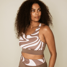 Copenhagen Cartel Pulse Sportivo sports BH, brun - 164417 - ZEBRA HAZEL - Zebra Hazel