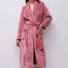 Femilet Teddy badekåbe, rosa - FN1030 - D84 - Misty Rose/Mauvewood