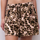 Femilet Layla shorts, leopard - FNAGE5 - D89 - Acorn Leo