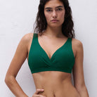 Femilet Navarino bikini top uden bøjle, grøn - FS63QA - C66 - Botanical Garden