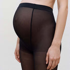Mamalicious MLsabine 50 Denier 2-pak graviditetsstrømpebukser, sort - 20011062 - Black/black - Black/black